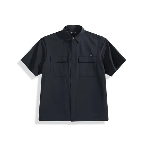 PEACEBIRD MEN Луна Морской синий 1 Мужская рубашка