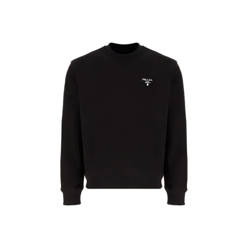 PRADA Мужские черные свитшоты
