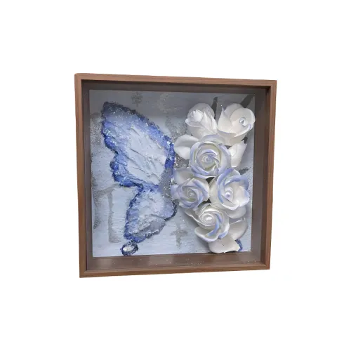 TLXT Романтический Креативный Ручной DIY Бабочка Розовый Текстура Рисование Материал Упаковка Мыло Preserved Flower Игрушки