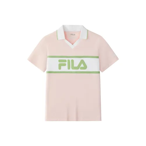 FILA KIDS Поло Весна Шелк Розовый Подростки