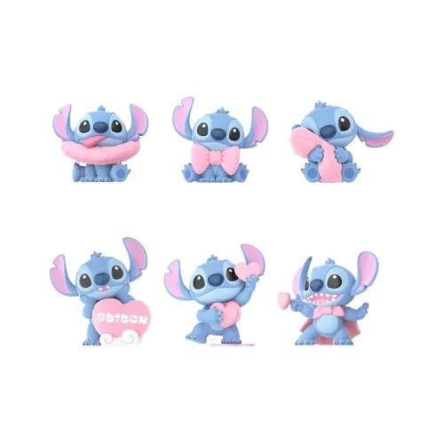 TOP TOY X Disney Stitch Warm Fuzzies Collection Слепые коробки Один Mystery Коробка Целая коробка 6 шт