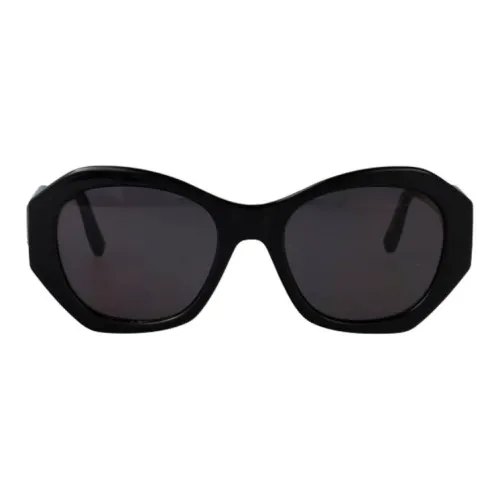 KARL LAGERFELD Bio Based Injection Molded Прямоугольные Солнцезащитные очки Женские Черные