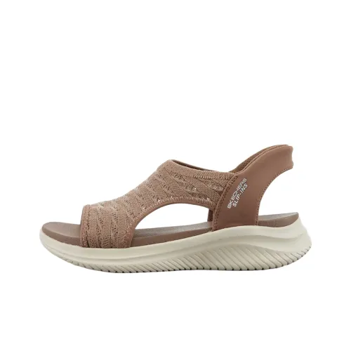 Skechers Ultra Flex 3,0 One Ремень Сандалии Коричневый Женские