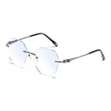 Темно-серая оправа (G форма) + 0 степень, импортные линзы с защитой от синего света