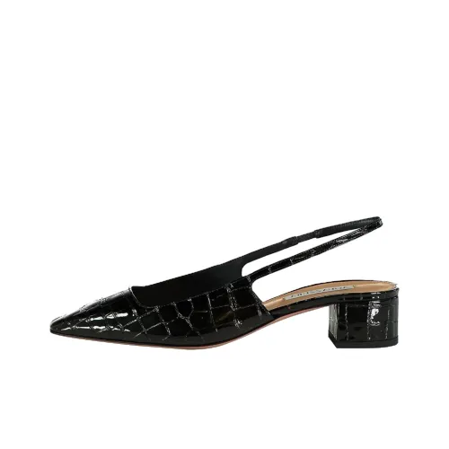 AQUAZZURA Ginza Грубый каблук Высокие каблуки 3,5 см Женские Черный