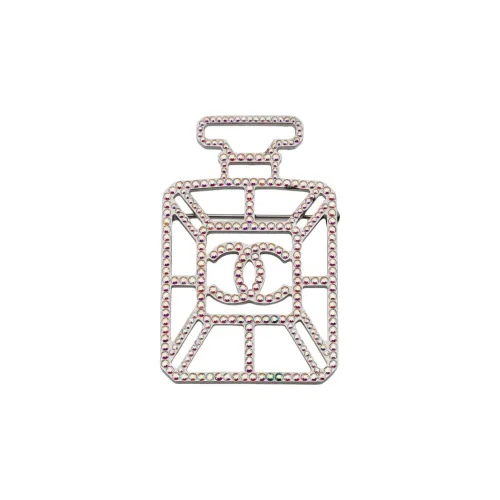 CHANEL Серебряный Покрытый Броши Женские Серебряный