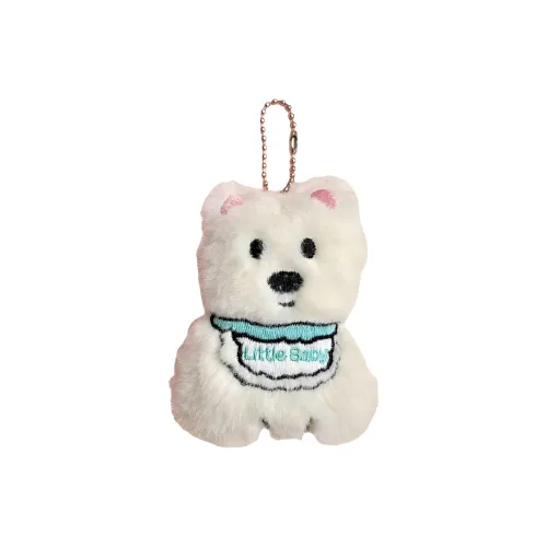 ROUERXIONG Милый Сверкающий Нагрудник Вест-хайленд Щенок Кукла Плюшевая Кукла 7,5 см 10 см Рекомендуемый Рост