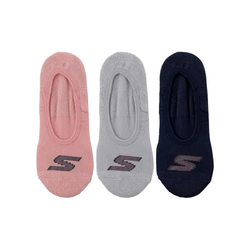 Skechers 3 шт Смешанный цвет MULT Женские Носки No Show