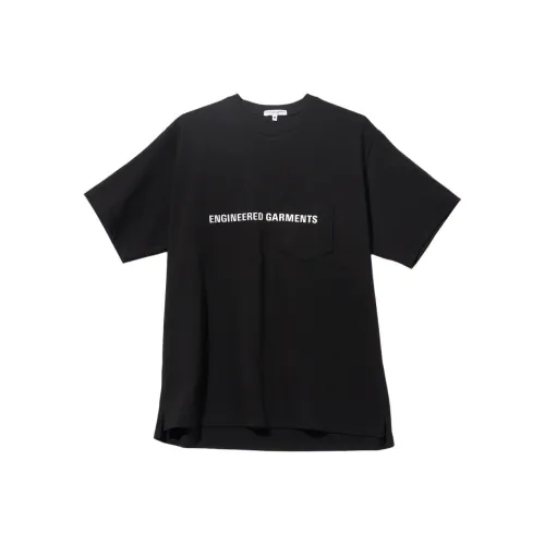 ENGINEERED GARMENTS EXPANSION NY Collaboration Черная унисекс футболка