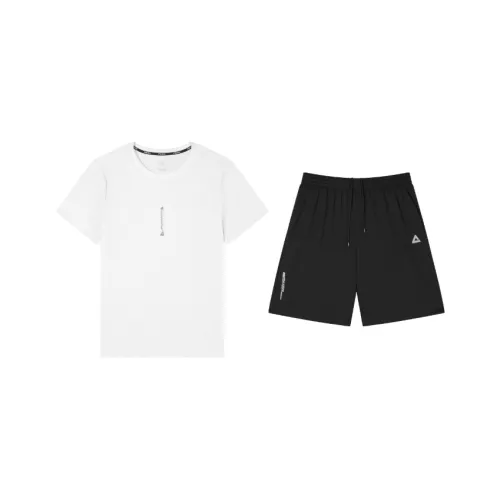 PEAK Повседневная спортивная одежда Мужская Ярко-белый черный