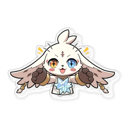 KURO GAMES Mingchao Resonator Theme Вращающийся Воздушная камера Подставки Aibu Jinxie Yangyang And Kakaro Мерч по IP