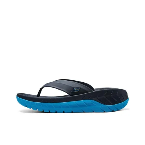 Skechers ON THE GO Устойчивые к истиранию Шлепанцы Мужские Морской Синий