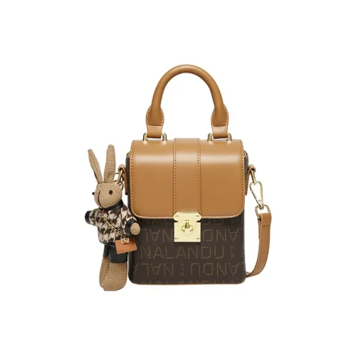 Narandu PVC с синтетической кожей сумка через плечо чехол для телефона стандартный женский кофейный