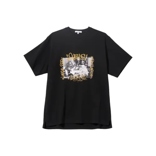 ENGINEERED GARMENTS EXPANSION NY Collaboration Черная унисекс футболка