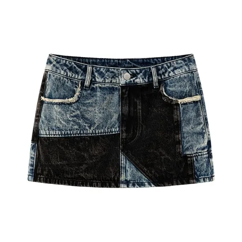 CHUU Джинсовые короткие юбки Женские