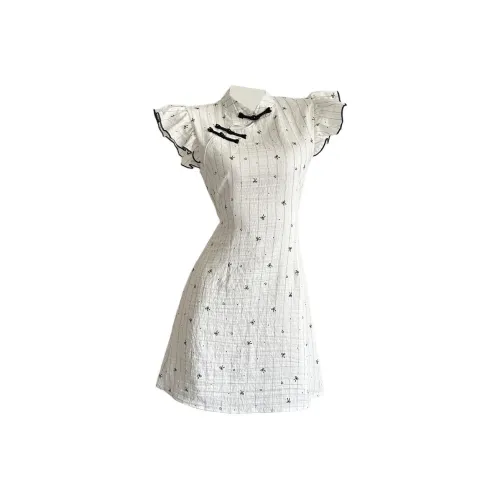 ONE PASS STUDIO Короткий рукав Платье Женское