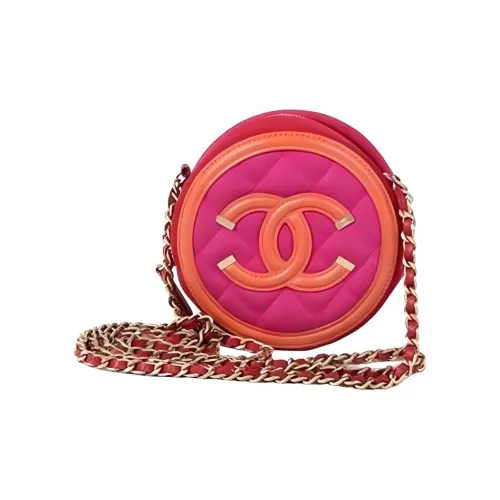 CHANEL Телячья кожа Сумка через плечо Мини Женская Розовая