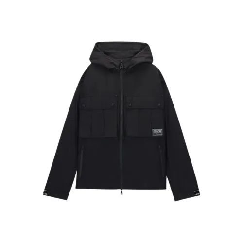 VERSACE SS25 Куртки и Пальто Мужской Черный