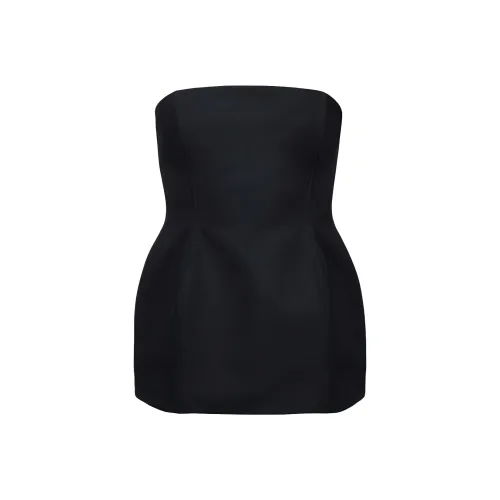 MAGDA BUTRYM SS24 Без бретелей Топ Женский Черный