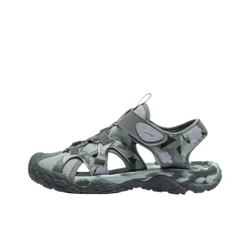 LINING YOUNG Sports Life Collection Детские Сандалии Серые Подростки