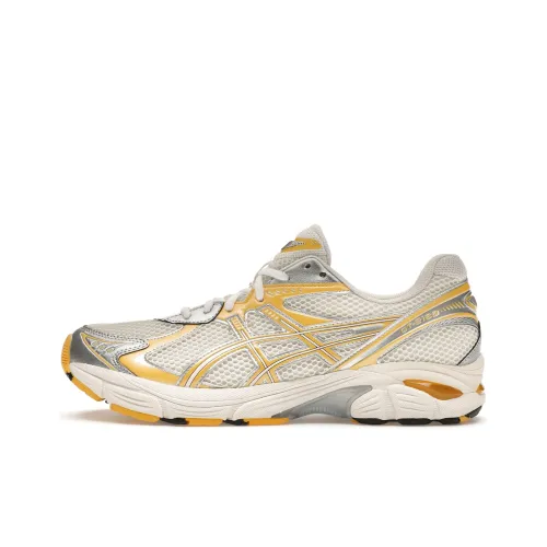 KITH x ASICS GT 2160 Устойчивые к истиранию Низкие Беговые кроссовки Унисекс Белый Желтый