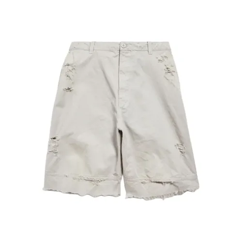 Balenciaga SS25 Повседневные шорты Мужские Светло-серые