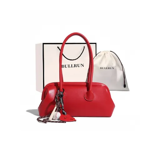 Bullrun Microfiber Leather Shoulder Bag Standard Women's Red Ecru Coffee Black Булран Микрофибра Кожа Плечевая Сумка Стандартная Женская Красная Экрю Кофейная Черная