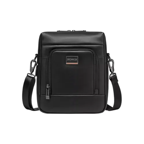 SAMSONITE SBL ENCODE Корова Кожа Сумка через плечо Сумка на плечо Средняя Мужская Черная