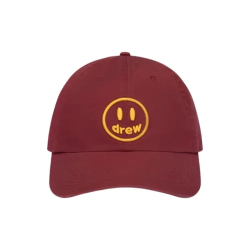 Drew House Хлопковые кепки унисекс красного цвета