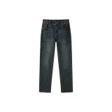 Джинсовый синий, серый, модель 88401.