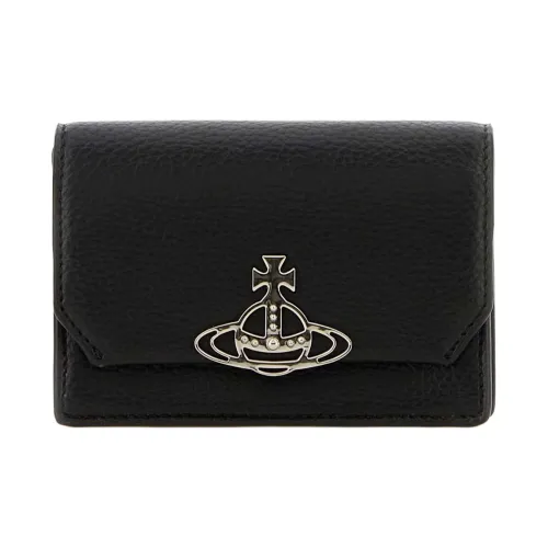 Vivienne Westwood Синтетическая кожа Держатель для карт Женские Черный