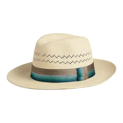 HERMES Солома Шапки и Кепки Унисекс Бежевый