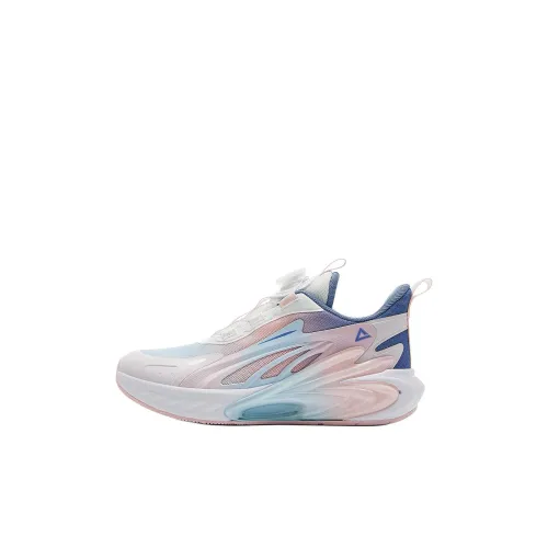 PEAK State Pole Slip-resistant Abrasion-resistant Lightweight Cushioning Low-top Infant Running Shoes Light Pink Infant PEAK State Pole Противоскользящий Устойчивый к истиранию Легкий Амортизация Низкий верх Детская беговая обувь Светло-розовый Детский