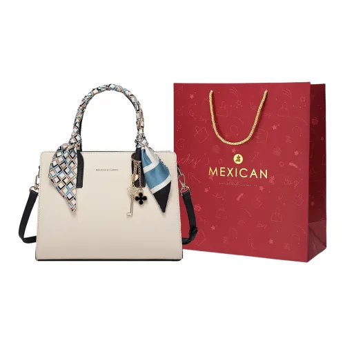 MEXICAN Сумка через плечо из синтетической кожи сумка обычного размера женская экрю абрикос