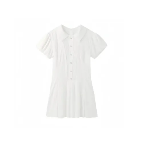 TIBINB Короткий рукав Платье Женское