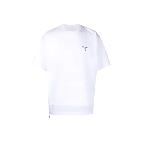 PRADA Белые Мужские T-рубашки