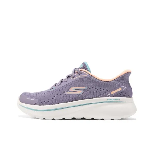 Skechers WOMEN'S GO WALK Устойчивый к истиранию Дышащий Низкий Топ Casual Женский Бледный Ягодный Цветок Розовый