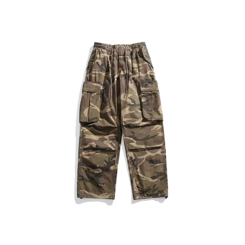 UOD Джунгли Камуфляжные хаки Унисекс Брюки с карманами