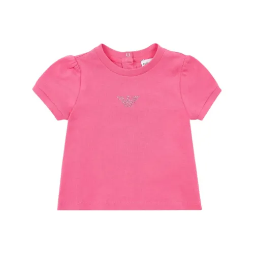 EMPORIO ARMANI T-рубашка Розовая для младенцев и малышей