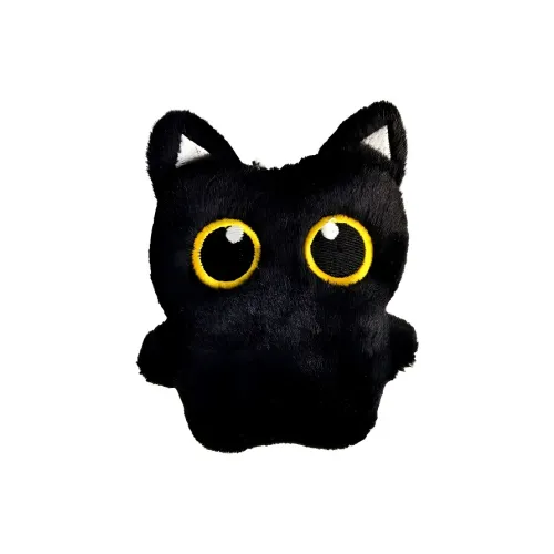 MANCOTTON Милый Wa Dumb Черный Кот Кукла Плюшевая Подвеска 12,5 см Рекомендуемая Высота