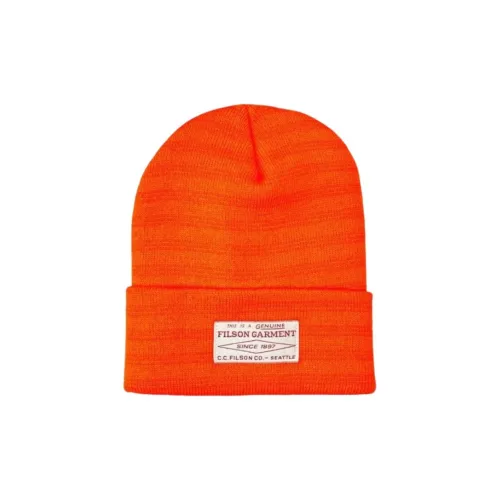 Filson Акриловые шапки-бини унисекс оранжевые