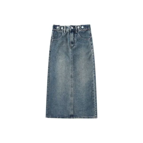 ARIADNAW STUDIO Denim Long Skirt Women's