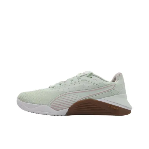 PUMA Износостойкие Низкие Кроссовки для Тренировок Женские Зеленые Коричневые