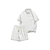 Белый топ + белые шорты