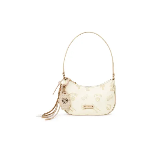 Teenie Weenie ПУ (полиуретан) Подмышечный через плечо Сумка Сумка через плечо Женская Розовый Белый Кремовый Желтый