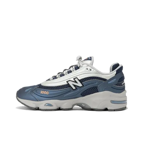 New Balance совместный бренд 1000 Аbrasion Resistant Низкий Топ Беговые кроссовки Мужской Синий
