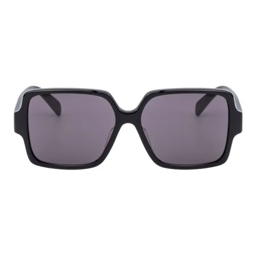 CELINE Нерегулярная форма Солнцезащитные очки Унисекс Черный