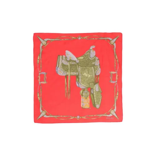 GUCCI Шарфы из хлопка и шелка Унисекс Разноцветные
