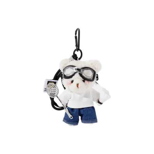 BANQIN Бадминтон Румяна Медвежонок Куклы Плюшевый Брелок 12 см Высота