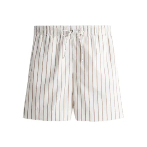 H&M Белые/бежевые Женские Повседневные шорты